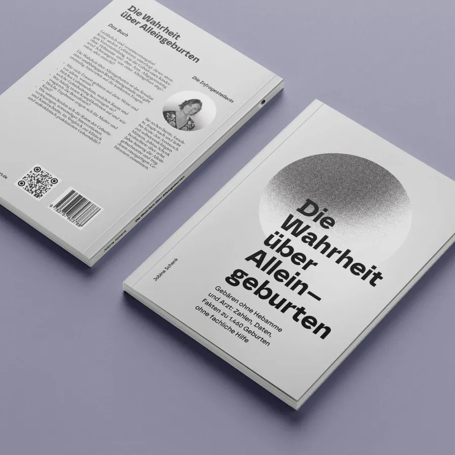 Buchcover Die Wahrheit über Alleingeburten (© Andreas Hoschke-Eck)