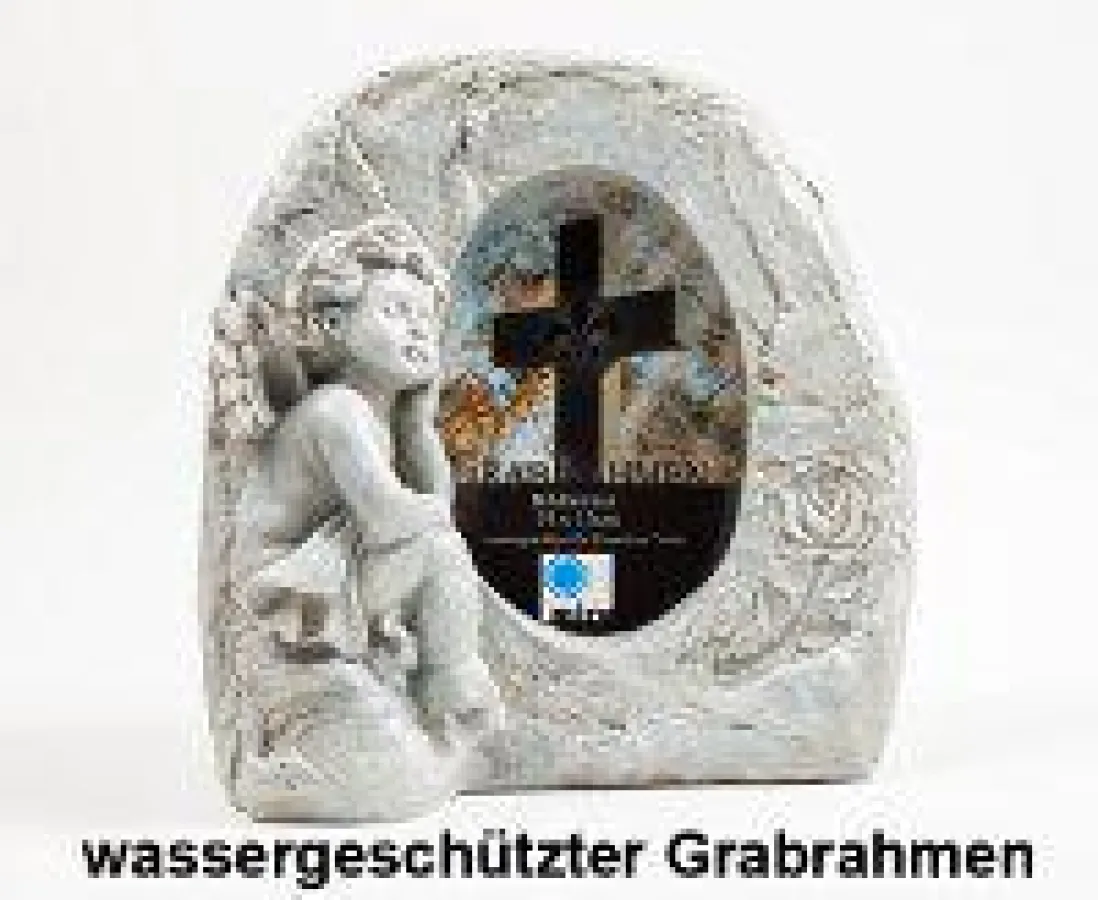 Wasserfester Bilderrahmen für das Grab - Grabschmuck von Allesrahmen und MIRA