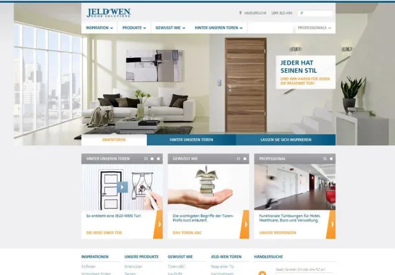 Bild: Neuer JELD-WEN Markenauftritt online