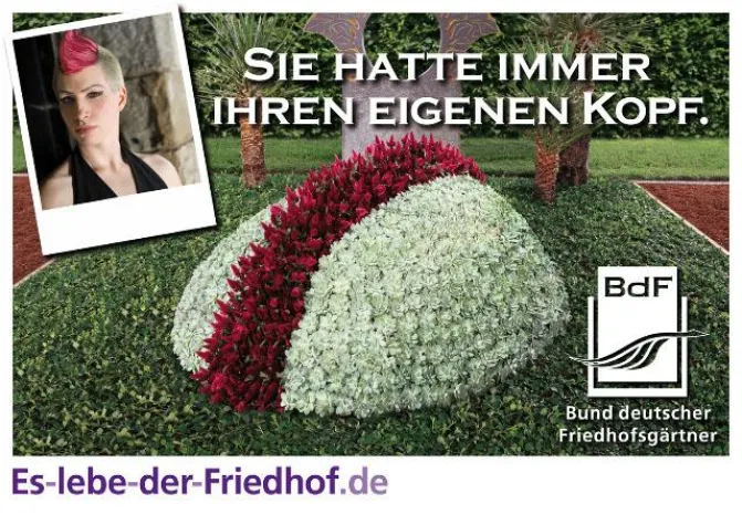 Bild: Ernste Botschaft mit Augenzwinkern