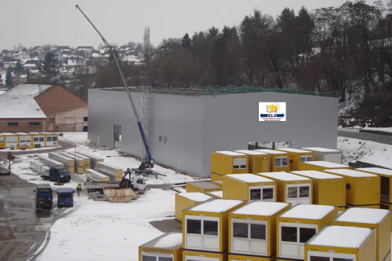 Bild: ELA: Neue Lagerhalle am Stützpunkt Billigheim