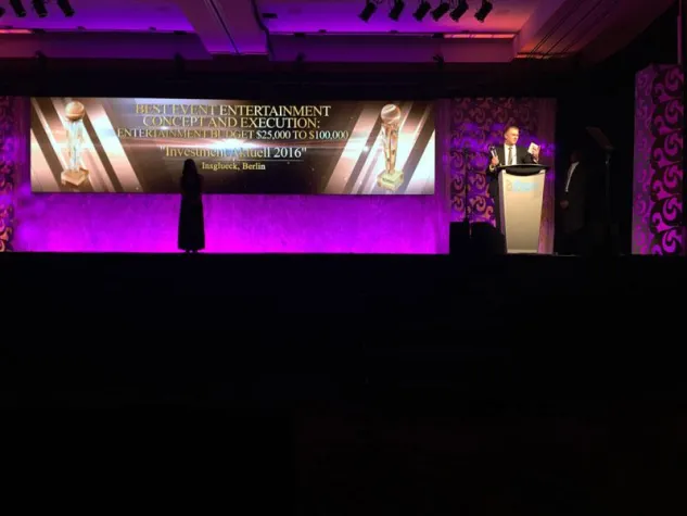 Bild: Auszeichnung bei den Special Events 2017