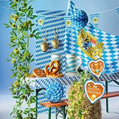 Bild: Deko-Spezialist Woerner: Launige Oktoberfest-Dekoration