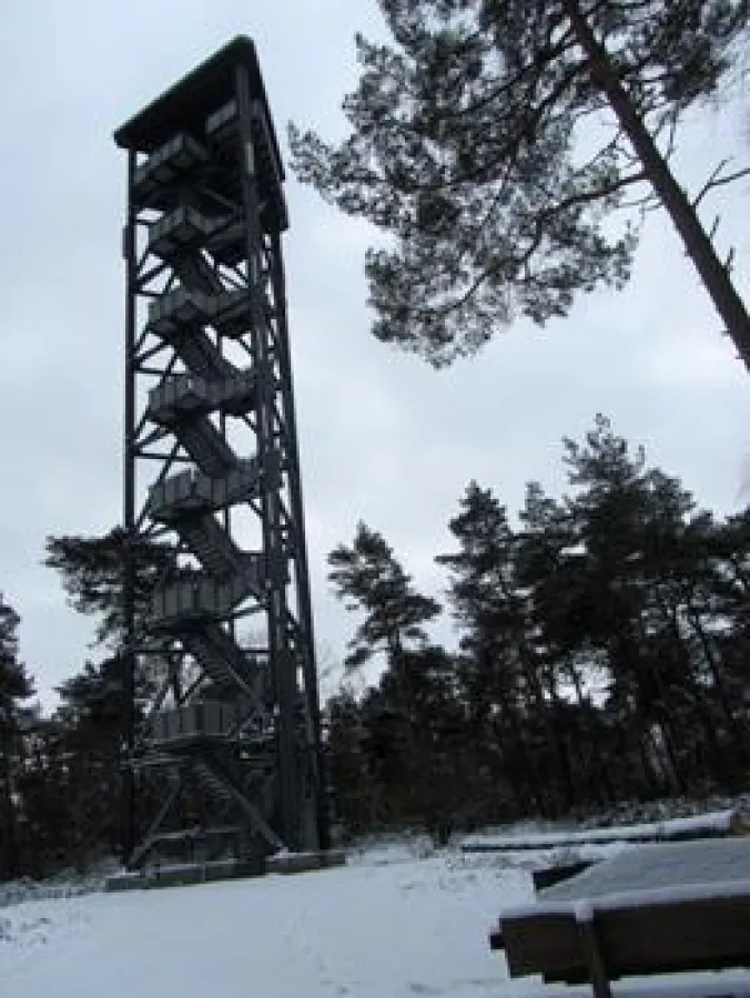 Höhepunkt der dritten Etappe ist der Feuerwachturm Rennberg in der Haard.