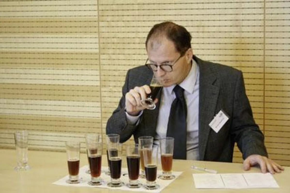 Markus Berberich, Geschäftsführer der Stralsunder Brauerei, während der WM-Vorrunde.