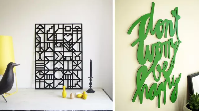 Bild: Naive Geometrie – die Gewinnerentwürfe des Designwettbewerbs Wanddeko WONDERWALL werden produziert
