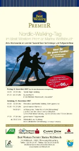 Bild: Nordic-Walking-Tag in Rheinsberg - Aktiv-Wochenende im Land der Tausend Seen