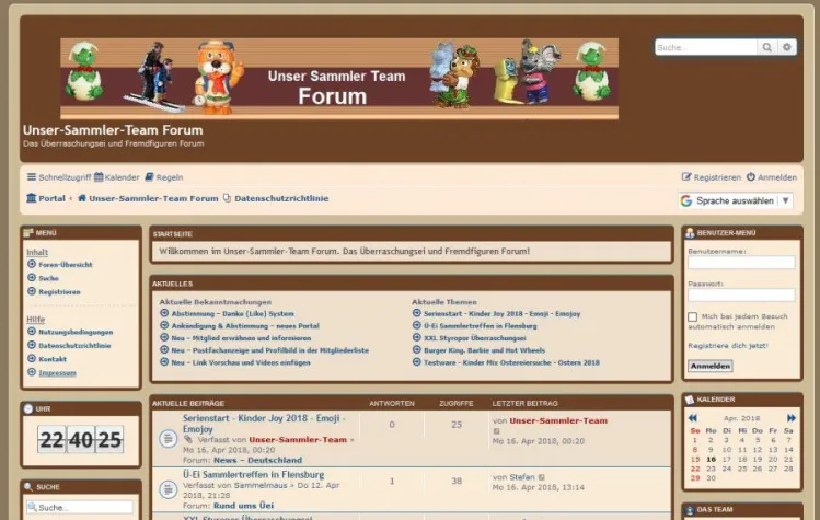Bild: 1 Jahr - Unser-Sammler-Team Forum - Ü-Eier Sammler feiern Jubiläum