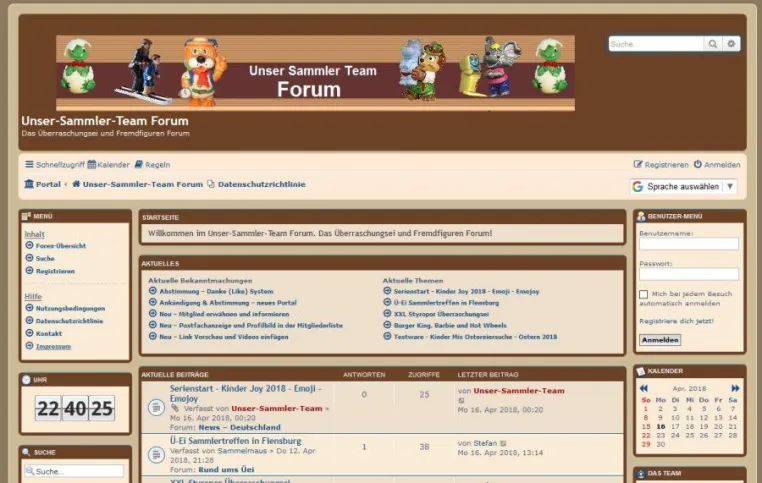 1 Jahr - Unser-Sammler-Team Forum - Ü-Eier Sammler feiern Jubiläum Bild: 1 Jahr - Unser-Sammler-Team Forum - Ü-Eier Sammler feiern Jubiläum