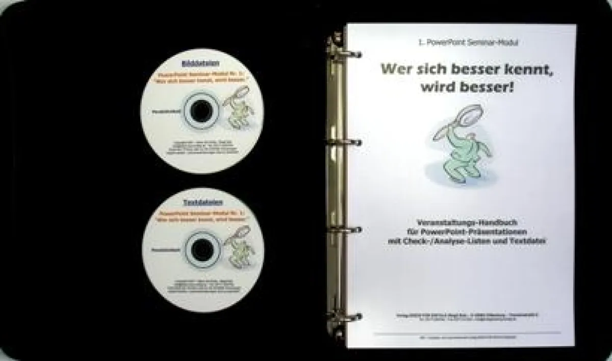 PowerPoint Seminar-Trainingsmappe für die Durchführung eigener Seminare