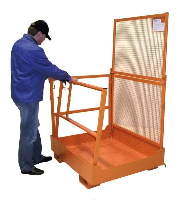 Bild: Faltbare Sicherheitskörbe für Stapler - perfekte Helfer im Betriebsalltag