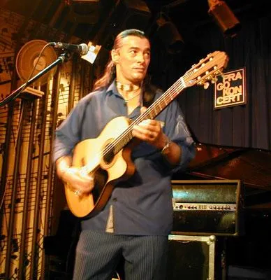 Bild: Flamenco-Gitarrist Lulo Reinhardt bei der Rheingauer Salongesellschaft