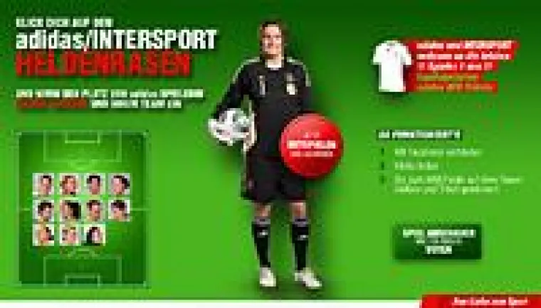 Bild: Facebook-Spiel für INTERSPORT zur Fußball-WM – von MOSAIQ MEDIA entwickelt