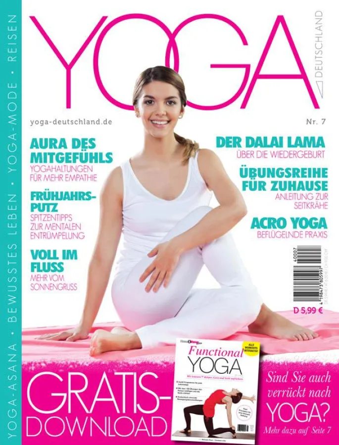 Titelseite der neuen YOGA DEUTSCHLAND