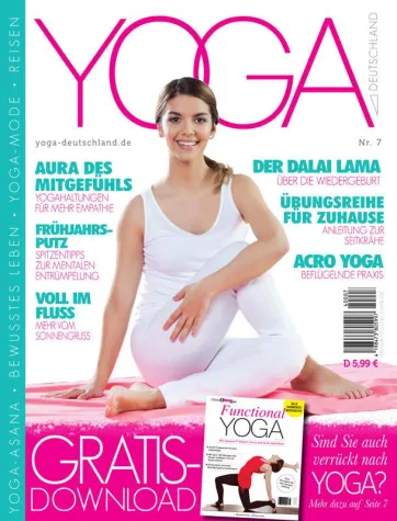 Bild: Die siebte Ausgabe von YOGA DEUTSCHLAND druckfrisch im Zeitschriftenhandel