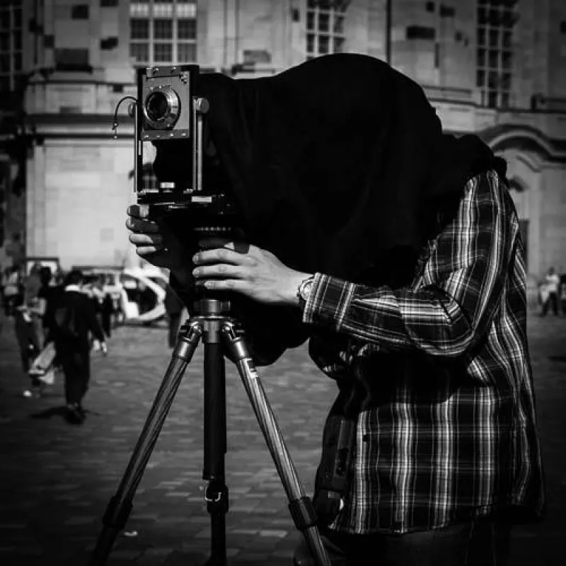 Analog Fotografieren: Großformatkamera