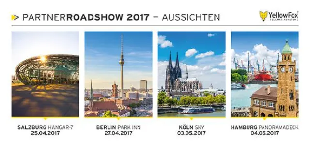 Bild: YellowFox Partner-Roadshow 2017: “Aussichten”