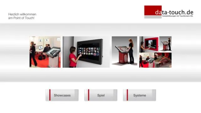 Bild: TouchApp: Die Präsentationssoftware für großformatige Touchscreens von data-touch