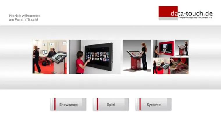 Bild: TouchApp: Die Präsentationssoftware für großformatige Touchscreens von data-touch
