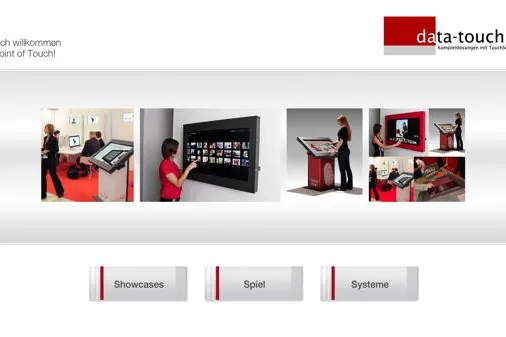 Bild: TouchApp: Die Präsentationssoftware für großformatige Touchscreens von data-touch