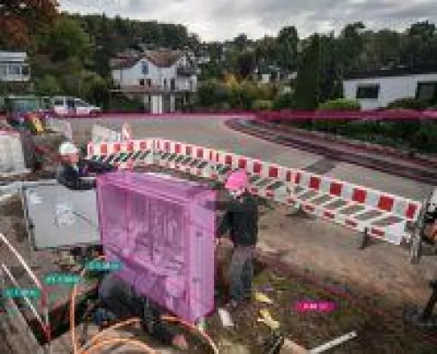 Bild: Visualisierungstool von Fraunhofer IGD erleichtert Telekom den Glasfaserausbau