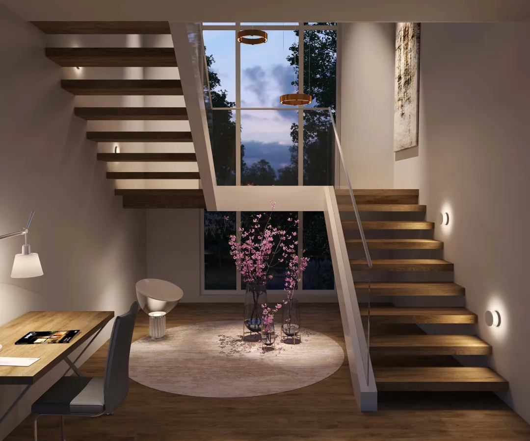 Die optimale Beleuchtung der Treppe (© Prediger Lichtberater)