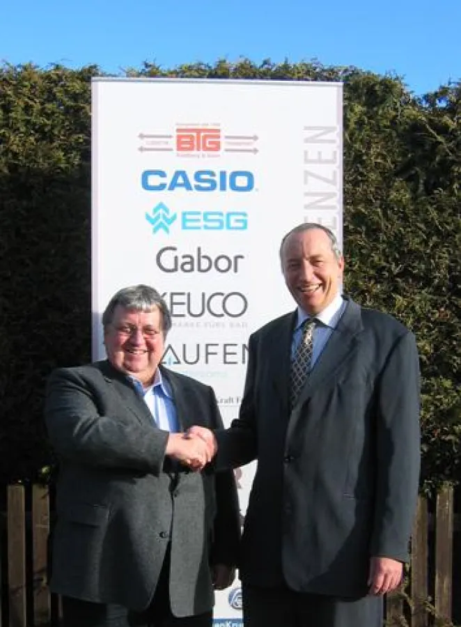 Hans Grein und Fritz Mayr freuen sich auf eine erfolgreiche Zukunft. (v.l.n.r)