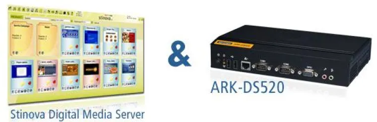 Bild: Advantech und Stinova bieten gemeinsam eine zertifizierte Digital Signage Plattform