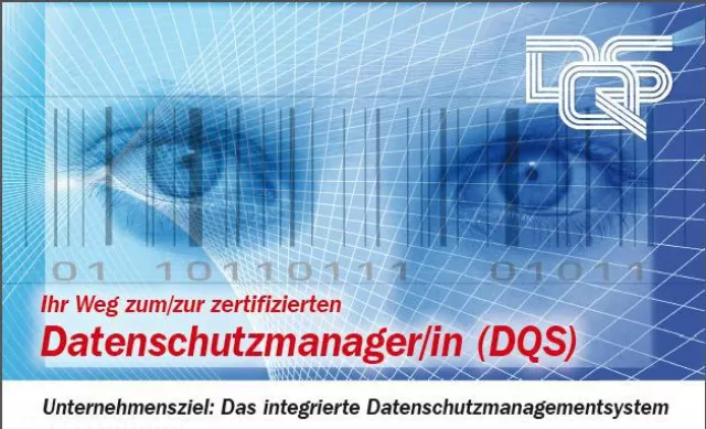 Bild: Datenschutzmanagement erfolgreich im Unternehmen integrieren: DQS bildet zum Datenschutzmanager aus