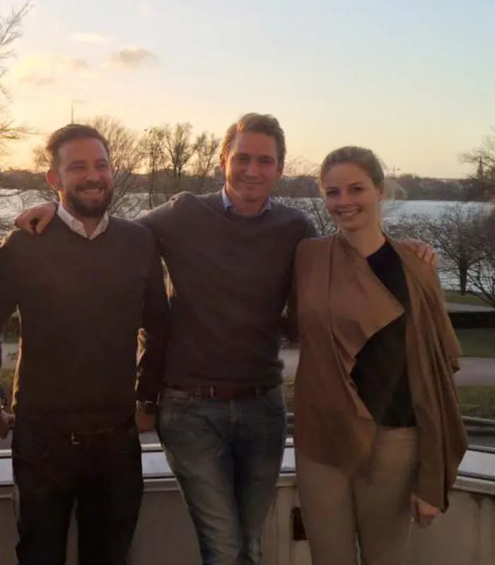 Die Gründer Lukas Ransmayr, Philipp Ruthensteiner (Storageklub) und Miriam Bundel (ShelfSailor)