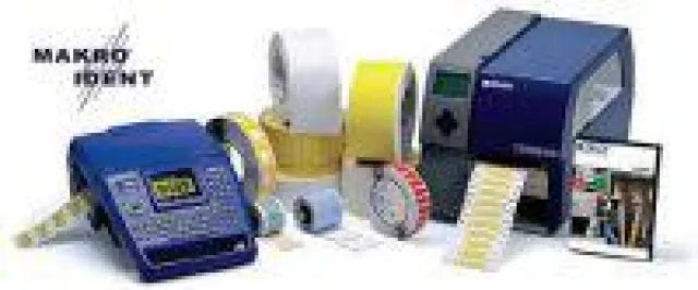 Bild: Großes Etikettensortiment, Etiketten- und Schilderdrucker für Industrie und Labor