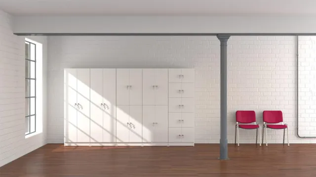 Bild: Schließfachschränke