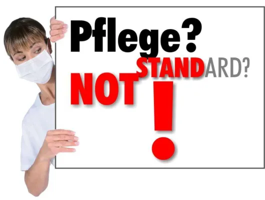 Bild: Protest gegen Pflege-Notstand: „Menschenwürde in der Pflege! Wie soll das gehen?“