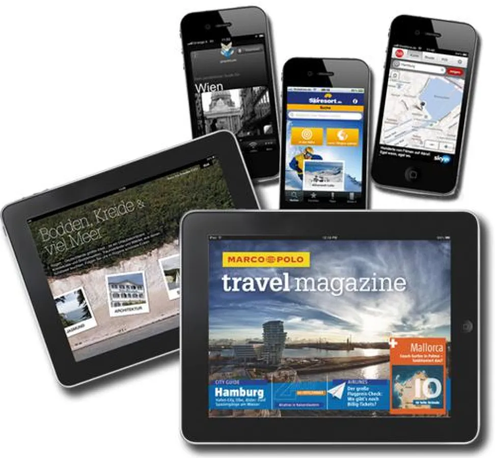 Screenshots: Auszug Mobile Portfolio