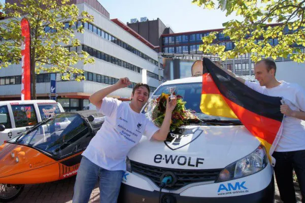 Bild: E-Rallye WAVE-NRW-Elektrofahrzeugpionier e-Wolf absolviert 2.700 km und erzielt 3. Platz in der Gesamtwertung