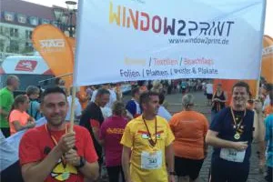 Bild: Window2Print nahm erfolgreich am 3. Firmenlauf in Frankfurt Oder teil
