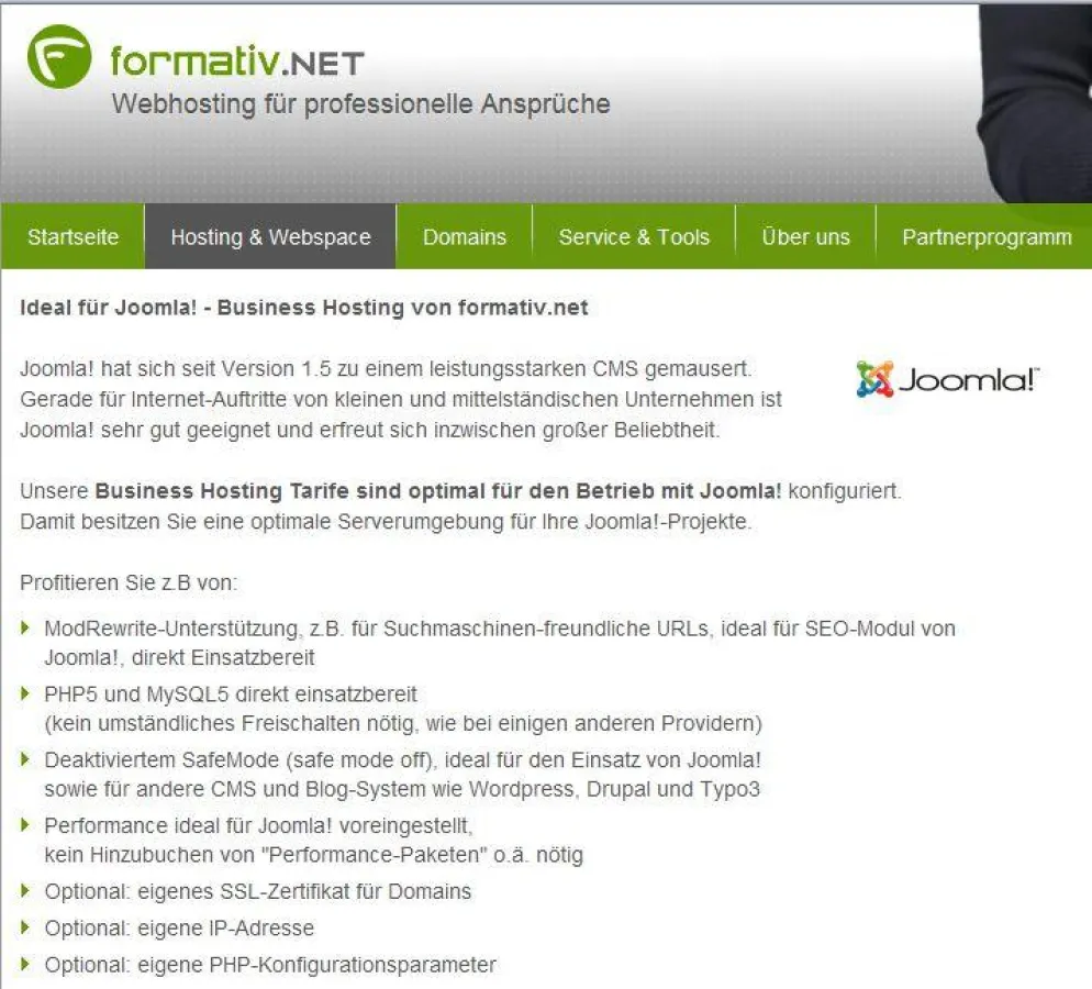 Joomla! Hosting für Agenturen