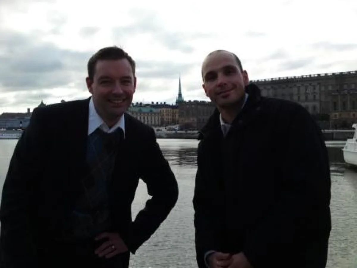 Oliver Bartl und Christian Kuth in Schweden