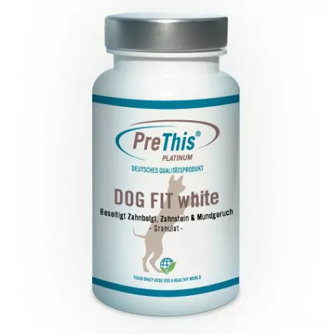 Zahnstein beim Hund – DOG FIT white von PreThis Bild: Zahnstein beim Hund – DOG FIT white von PreThis