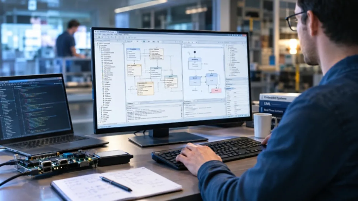 Mit Embedded UML Studio lässt sich Software für Embedded Systeme entwickeln