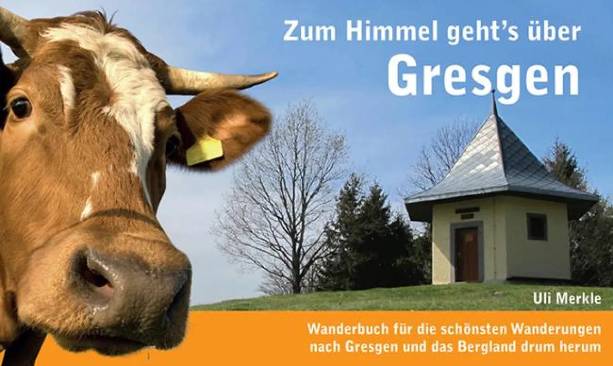 Buchcover des neuen Wanderbuches über Gresgen und Umgebung