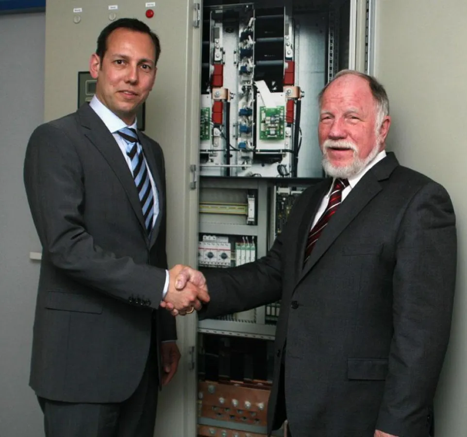 Bestimmen zukünftig gemeinsam den Kurs von transresch: Knut Störmer (l.) und Manfred Cyris.