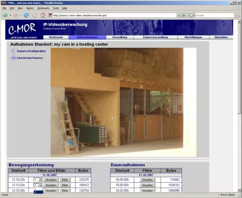 Bild: Professionelle Video-Überwachung per Internet: Neuer kostenloser Online-Dienst zeichnet Webcam-Streams auf