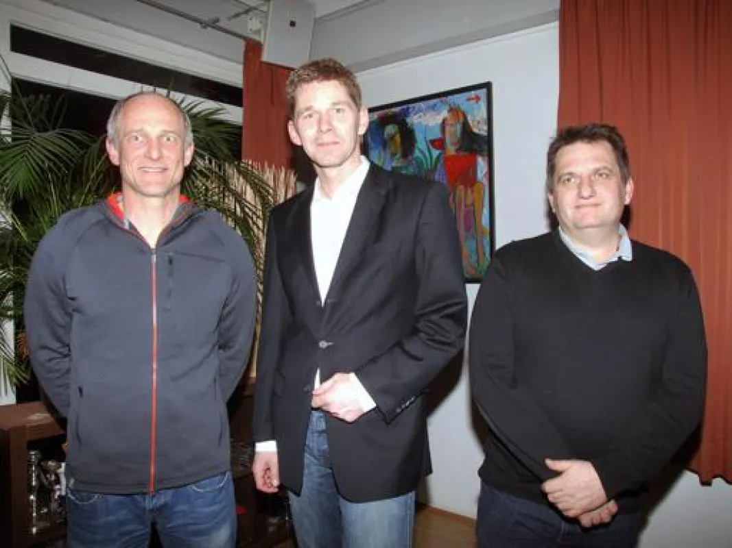 Der neue Vorstand: Bernd Mählmann, Thomas Armbrecht, Gerald Herzberg (v. l.)