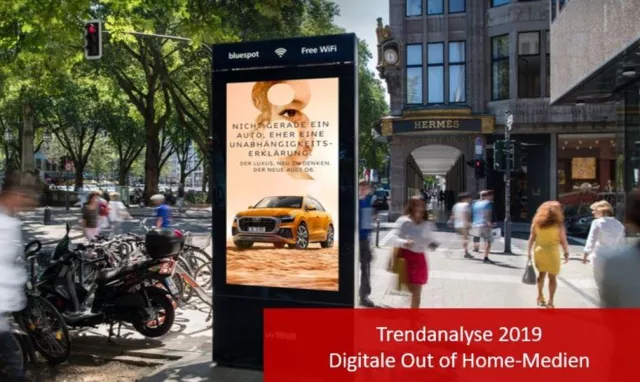 Bild: Trendanalyse 2019: Digital Out of Home ist extrem visibel