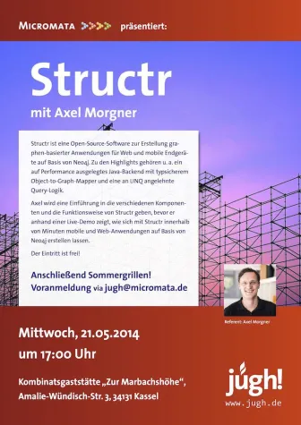 Bild: Rückblick: Structr mit Axel Morgner bei der JUGH