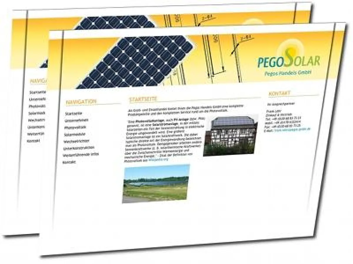 Neuer Internetauftritt der Pegos Handels GmbH