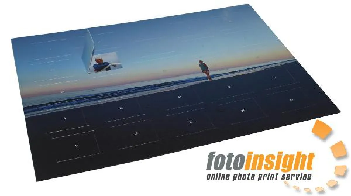 Adventskalender mit 24 + 1 eigenen Bildern der schönsten Momente schenken!