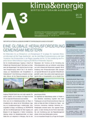 Bild: Newsletter und Internet-Plattform zum regionalen Klimaschutzkonzept für A³