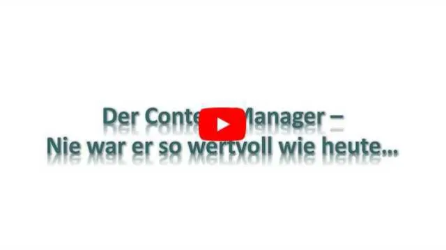 Content Manager: Berufsbild im Wandel Bild: Content Manager: Berufsbild im Wandel